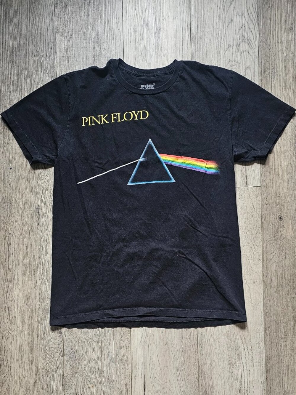 Pink Floyd Dark Side Of The Moon Graphic T-Shirt Album Cover Tee Men´s Large
